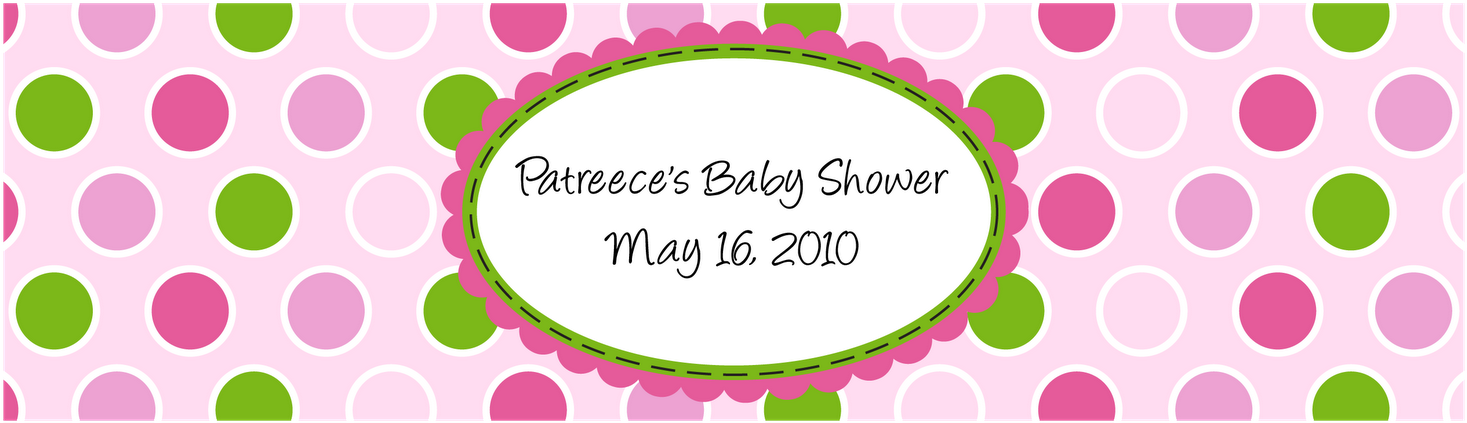 Baby Shower Candy - Baby Shower Water Bottle Labels (1600x488)
