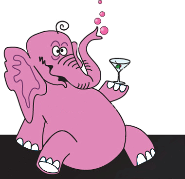 Drunk Elephant Psd Official Psds Rh Officialpsds Com - Pink Elephant (380x367)