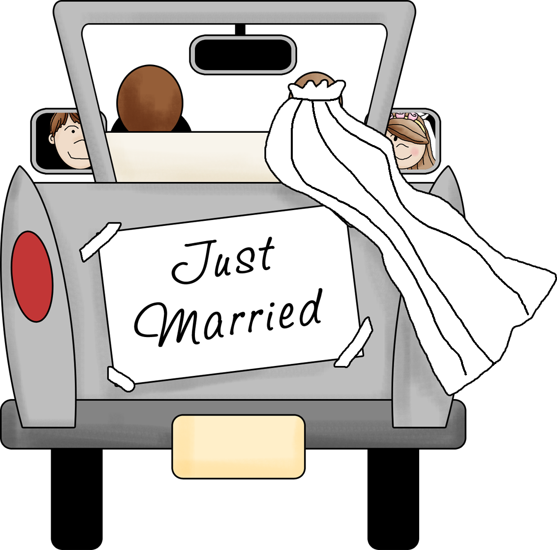Clipart Con Caricaturas Para Bodas - Wedding Shower Clip Art (1132x1118)