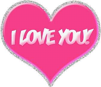 I Love You Animated Images For Pink Hearts And - Heart Saying I Love You (350x350)