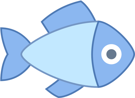 Simple Fish Vector Png - Fish Vector Png (512x512)