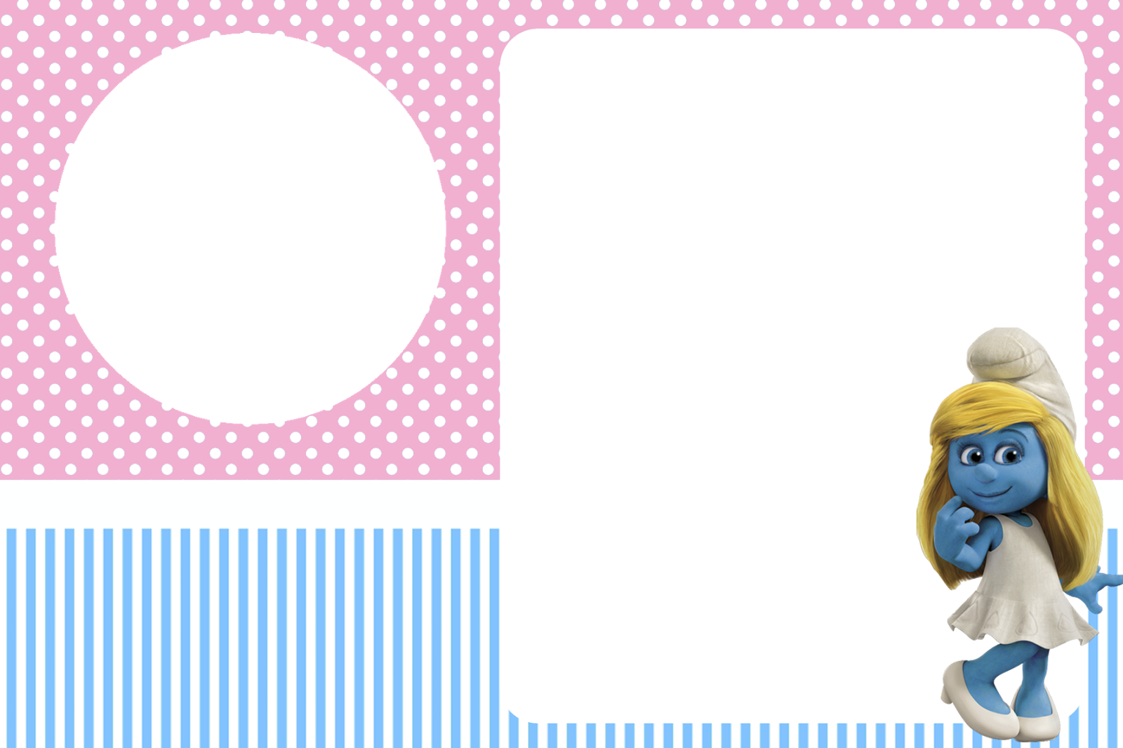 Smurf Baby Shower Invitations Images Invitation Templates - Smurfs Invitations Printable (1600x1066)