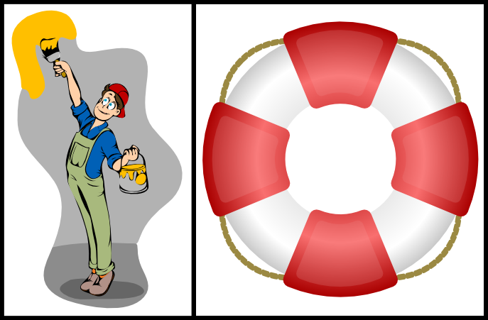 Painterlifeguard - Boia Salva Vidas Vetor (687x451)