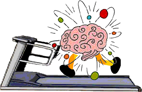 Brains Clipart Brain Exercise Pencil And In Color Brains - Brain Training Gif (474x307)