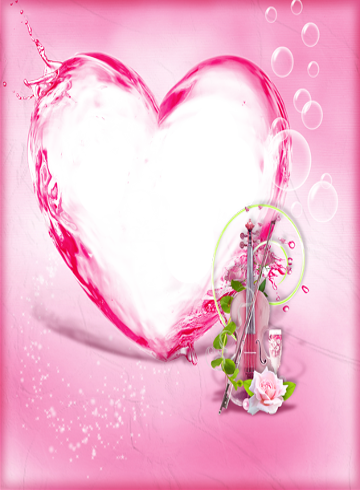 Pink Heart Frames By Jp Apps Studio - Bingkai Love Warna Pink (360x490)