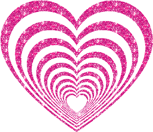 Love Photo - Pink Love Hearts (500x520)
