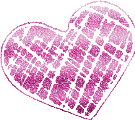 Photo Collection Image Pink Glitter Heart - Glitter Heart Png (500x500)