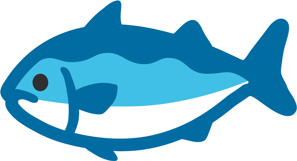 Fish Vector - Google Fish Emoji (1024x1024)