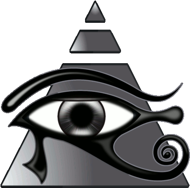 Pyramid Eyeegyptian Tattooegyptian - Ojo De Horus Piramide (400x400)