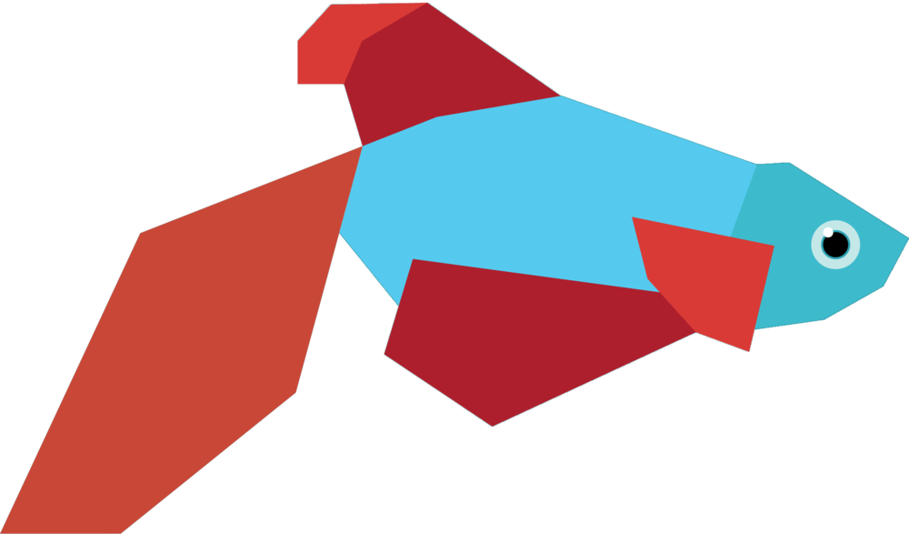 Peces Luchadores Siameses Vector De Windows 8 Windows - Windows 8 Beta Fish (1000x587)