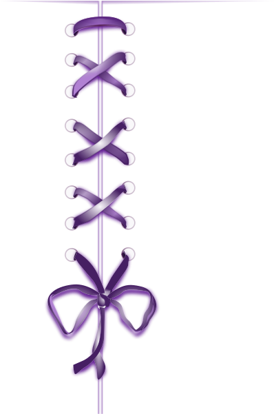 Lace Png Images - Zazzle Purple Shoe Laces Postcard (405x600)
