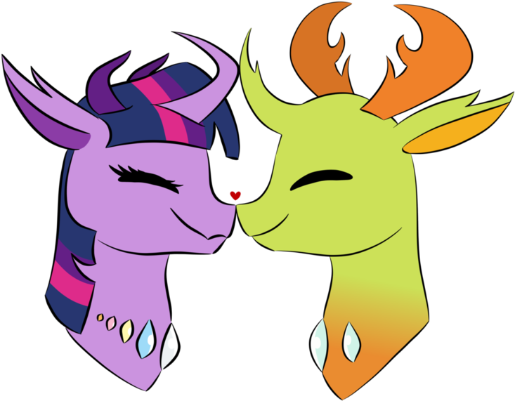 Alternate Universe, Artist - Mlp Thorax X Twilight (762x600)