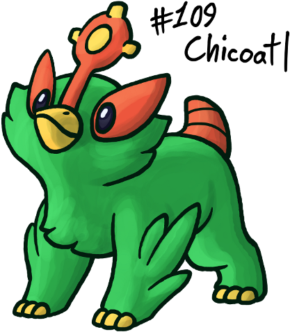 Chicoatl Are Shy, But Can Be Affectionate - Cartoon (500x500)