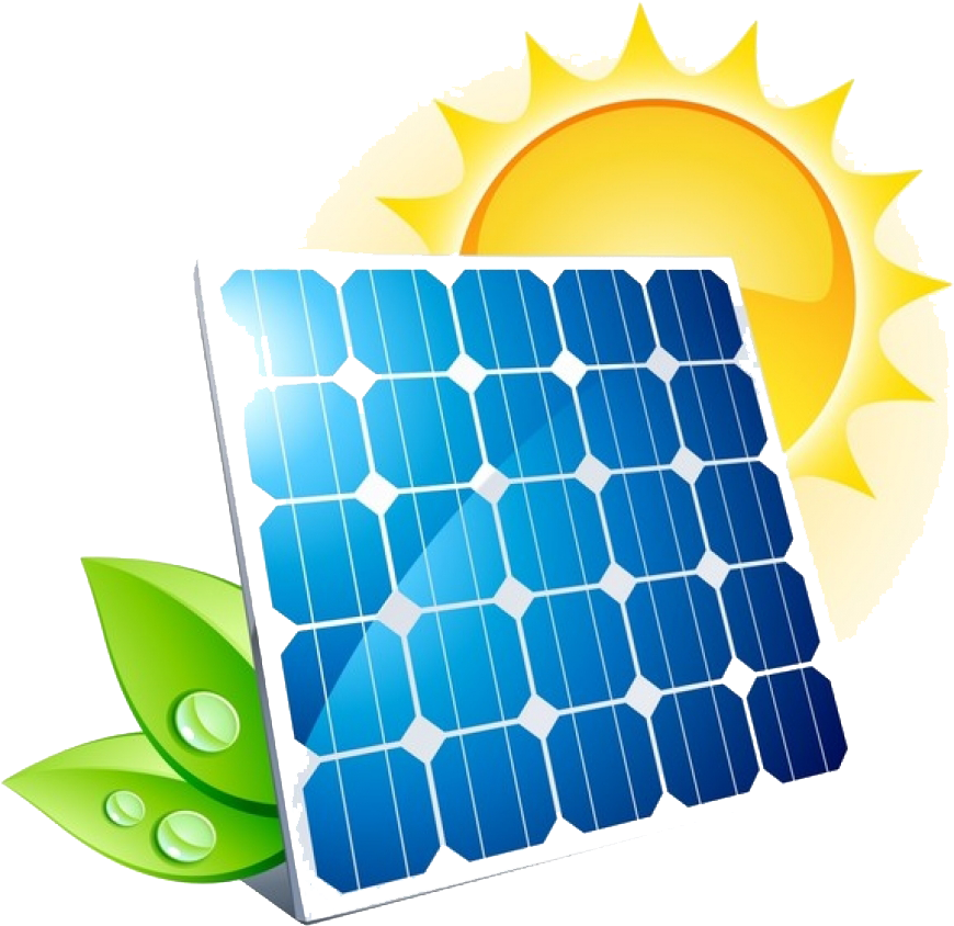Panels Clipart Potential Energy - Green Solar Panel Png (1059x1024)