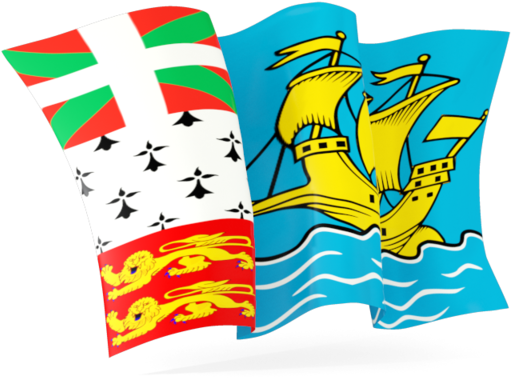 Illustration Of Flag Of Saint Pierre And Miquelon - Portable Network Graphics (640x480)