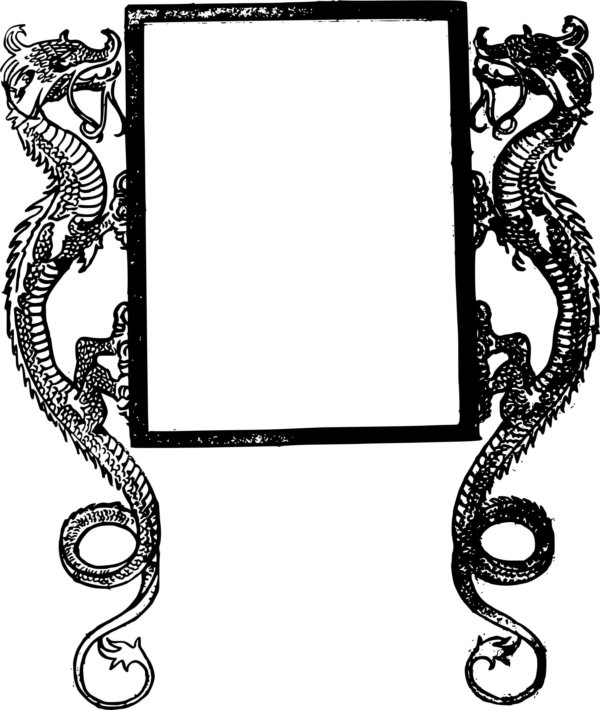 Dragonframe Bclipart - Dragon Frame Free (2028x2400)