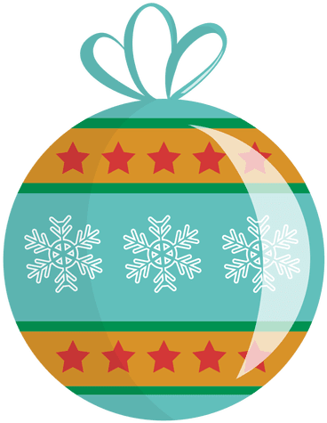Christmas Ball Cartoon Icon 24 Transparent Png - Drawing (512x512)