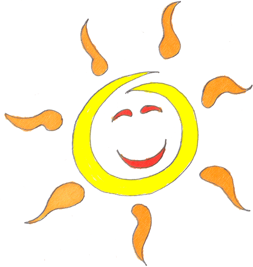 Inspiring Half Sun Clip Art Medium Size - Summer Themed Clip Art (900x943)