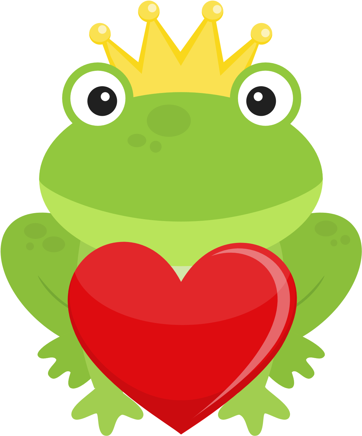 Rana Amor - Frog Princess Birthday Cupcake Ornament (round) (1360x1502)