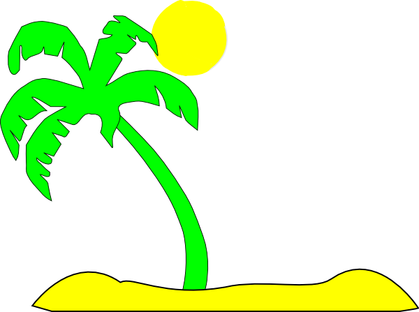 Palm Beach Clip Art At Clker - Beach Clip Art (600x447)