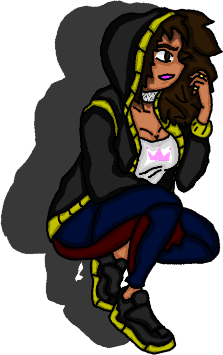 Demetria Taylor The Trap Queen By Linkwolf48 - Cartoon (730x730)