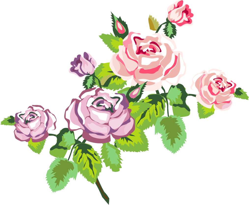 Shabby Chic Flower Clipart 3 By Ronald - Shabby Chic Flower Png (1050x1050)