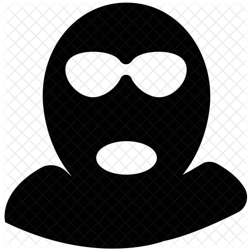 Terrorist Icon - Burglar Mask (512x512)