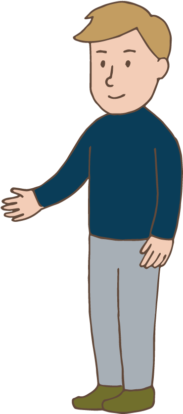 Man Seeking To Shake Hands - Clip Art (595x842)