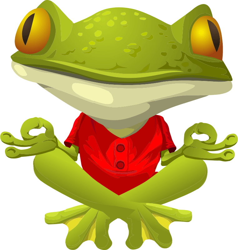 Free To Use & Public Domain Amphibians Clip Art - Animal Yoga Clip Art (762x800)