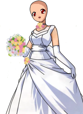 Bride Base By Queenkordeilia - Anime Wedding Bride Base (338x490)
