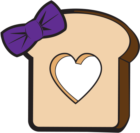 Clip Art - Bread Clipart Heart (491x457)