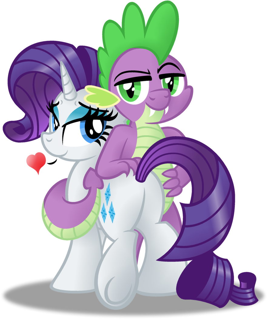 Download and share clipart about Spike X Rarity By Aleximusprime - Rarity