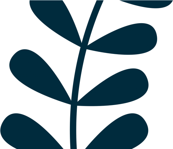 Simple Clipart Vine - Großes Sortiertes Blätter-knickenten-sahnegold Rundes (640x480)