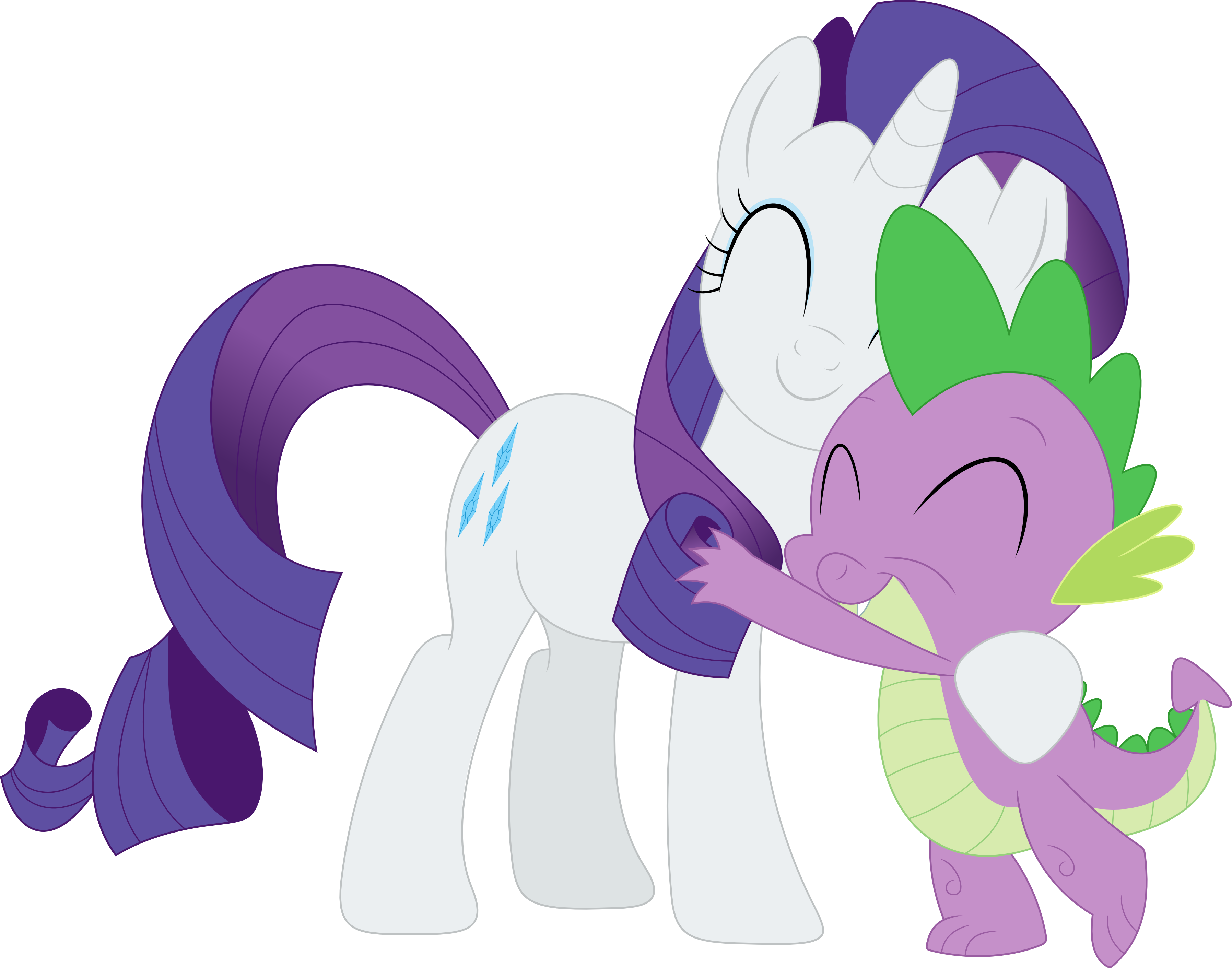 Rarity Is The Only Mare Spike Will Ever Need By Porygon2z - Mlp Mane 6 Rarity (1009x792)