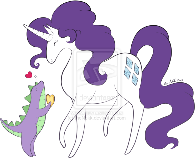 Mlp Spike And Rarity - Spike (900x687)