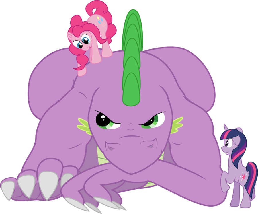 Spike Rarity Twilight Sparkle Pony Pink Nose Fictional - Spike Mlp Grown Up (900x746)