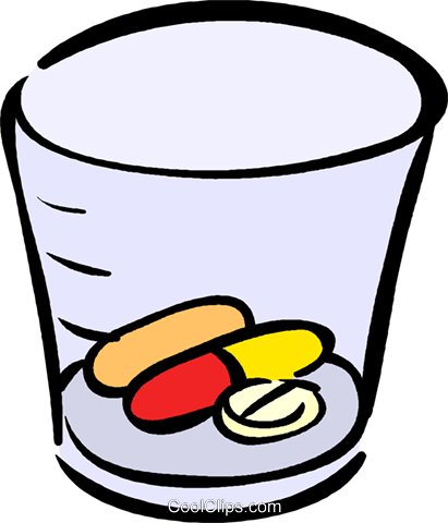 Medication Royalty Free Vector Clip Art Illustration - Medications Clipart (411x480)
