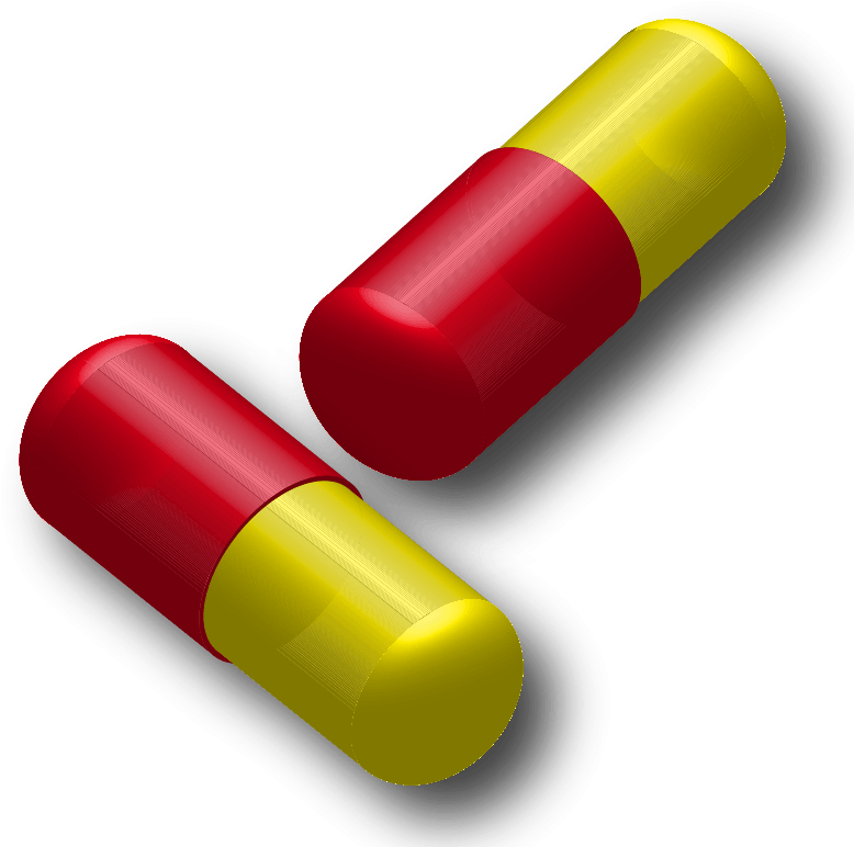 Syringe Clip Art - Capsule Medicine Clipart (800x800)