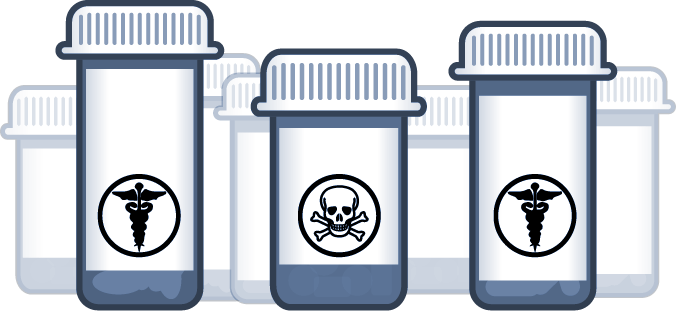Prescription Bottles Duo - Medical Prescription (676x311)
