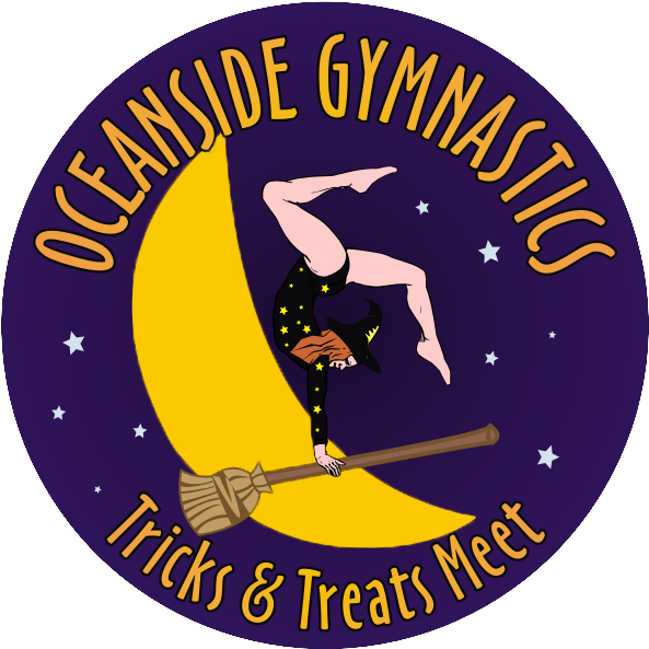 Tricks 4 Treats Designated Meet Weekend - Oceanside Gymnastics (627x630)