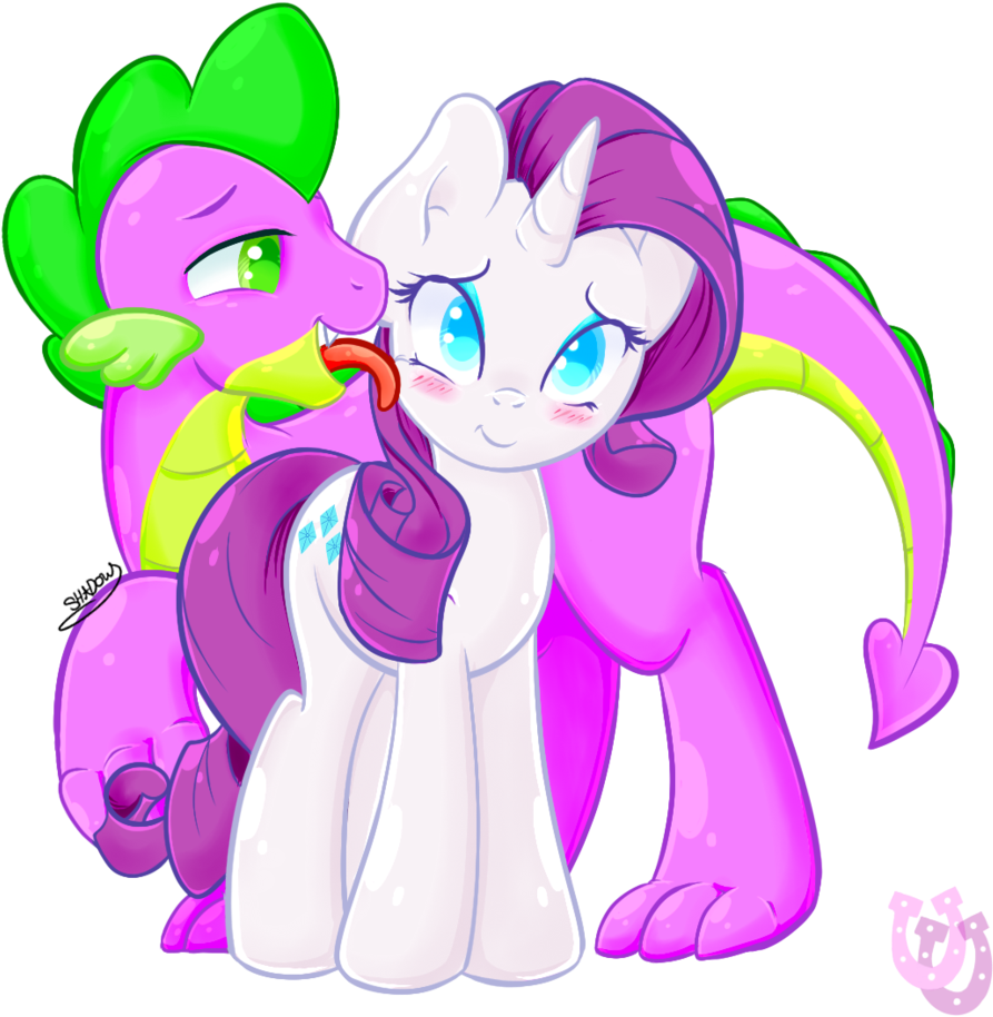 Spike And Rarity By Shadowhulk Spike And Rarity By - Spike (1024x943)
