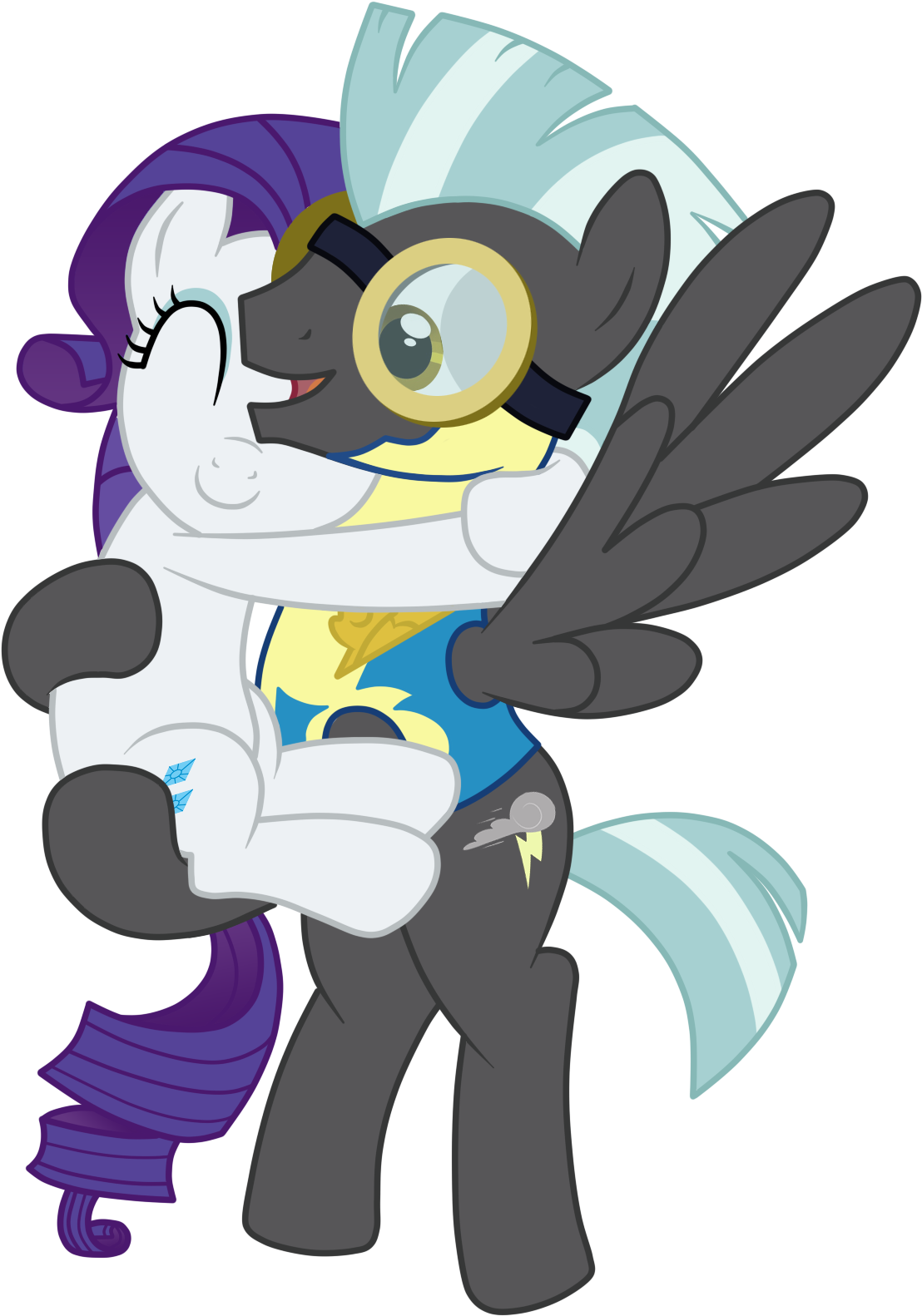 My Little Pony Spike And Rarity Moments - Mlp Rarity And Thunder Lane (1176x1625)