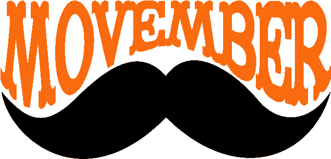 Movember Mustache Clipart - Movember Transparent (688x486)