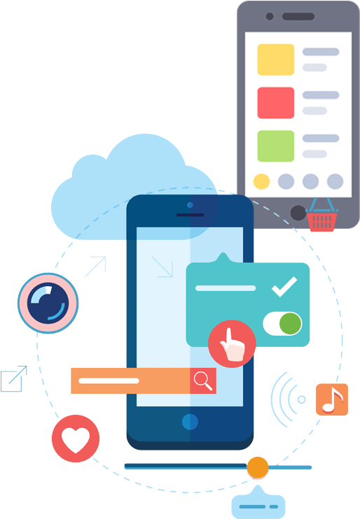 Cloud Computing, Big Data, Iot, Mobility, Engineered - Landing Page Features Apps (591x800)