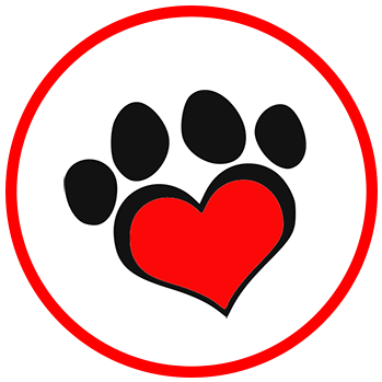 Grooming Services - Heart Paw Print Clip Art (362x362)