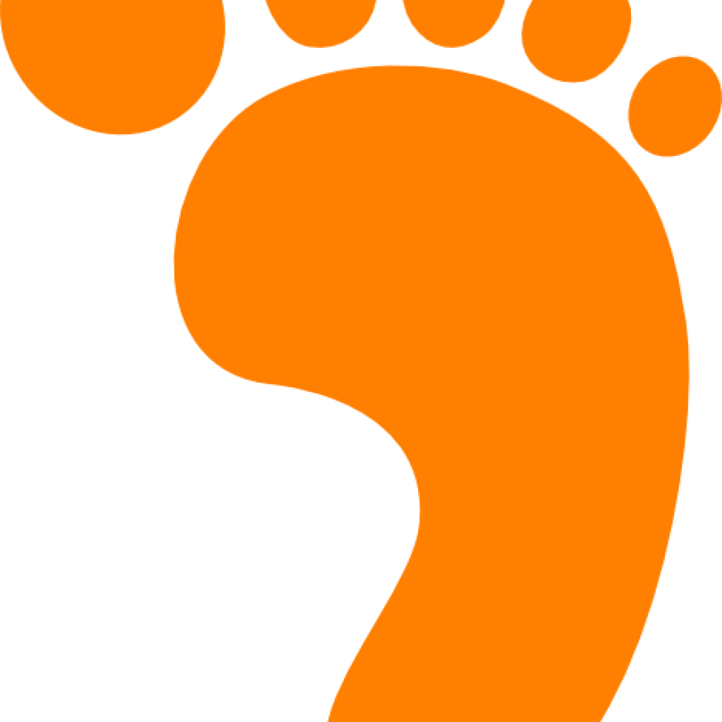 Foot Clipart Foot Clipart Free Image Clipartix Dinosaur - Right Footprint (1024x1024)