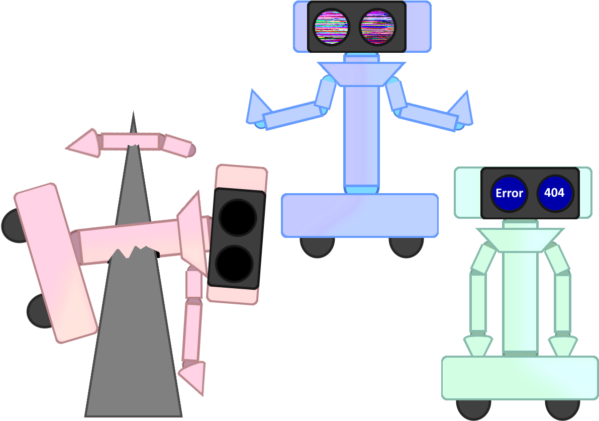 Suffering Robots By Domobfdi Suffering Robots By Domobfdi - Cartoon (1200x900)