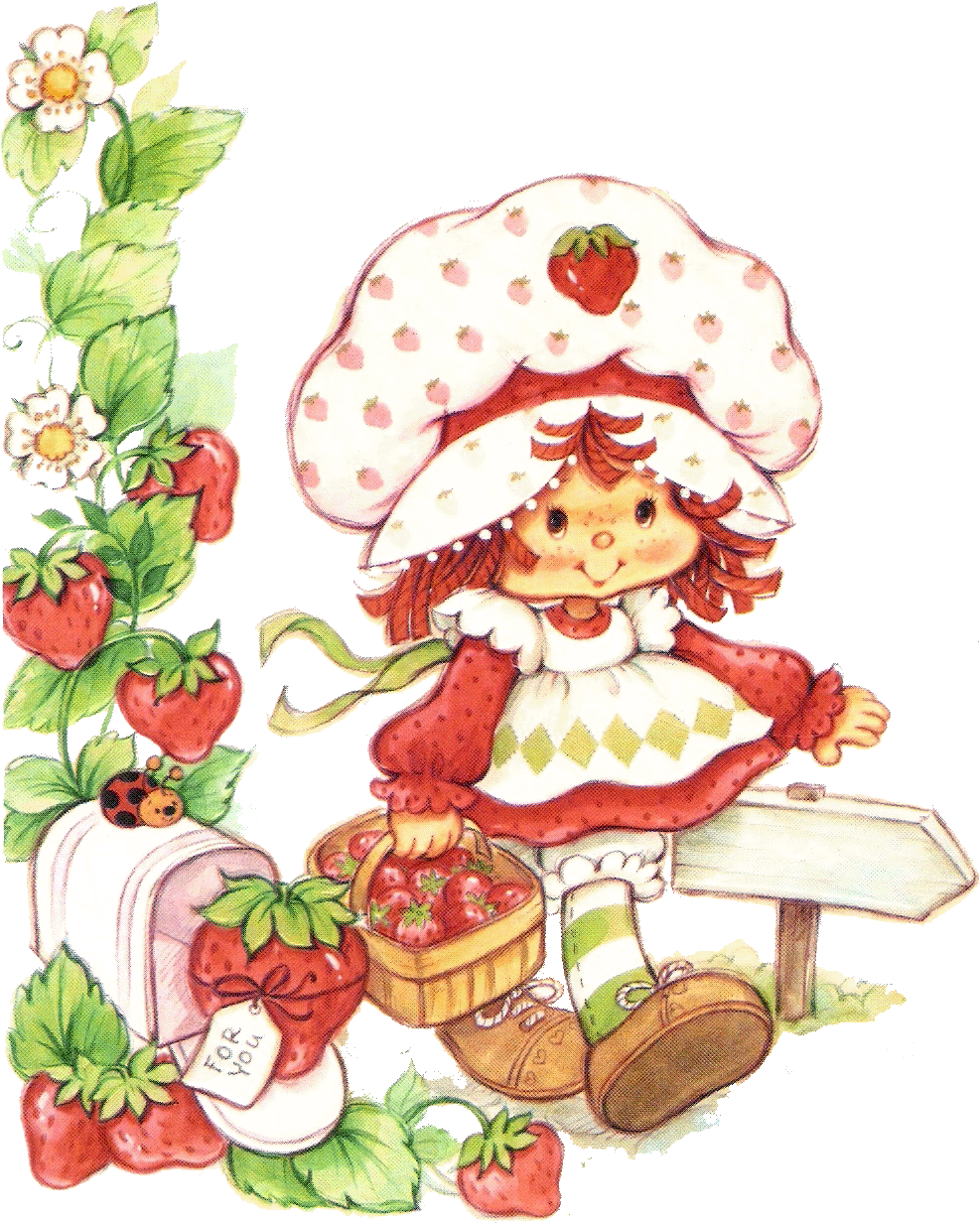Strawberry Shortcake - Classic Strawberry Shortcake Cartoon (1044x1271)