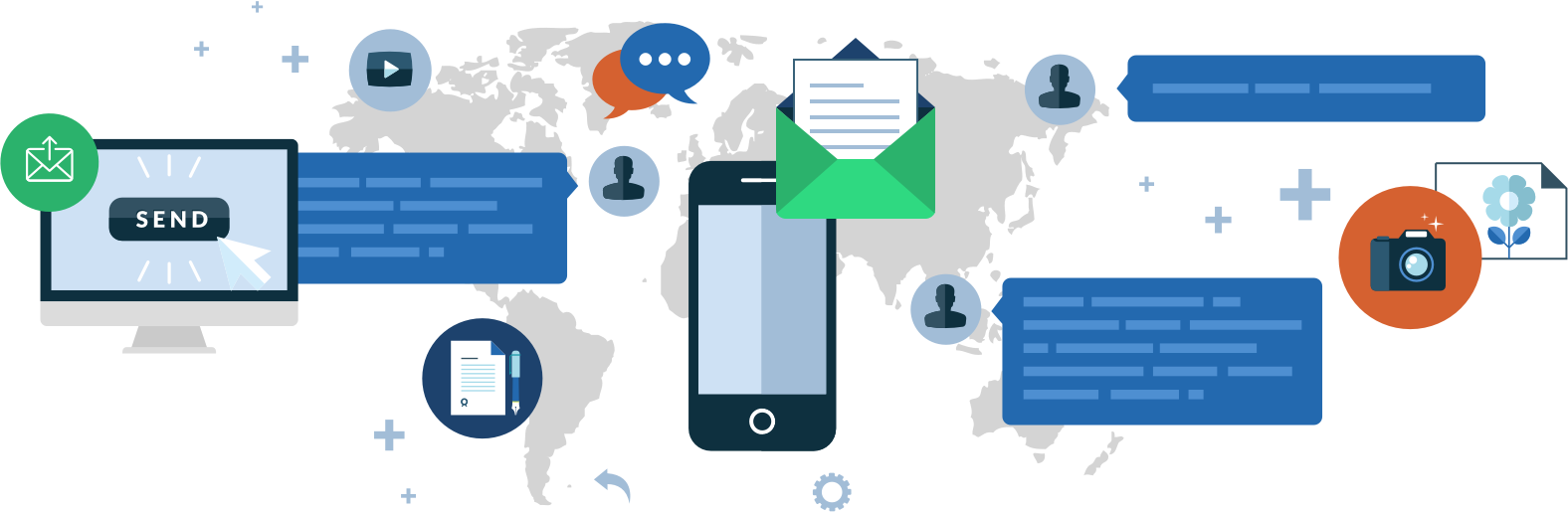 We're Here To Help - World Map (1576x516)