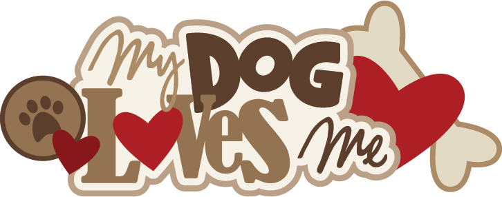 Dog Grooming Pictures Clip Art - Dog Love Clip Art (726x286)
